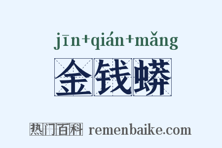 金钱蟒是什么意思的图片